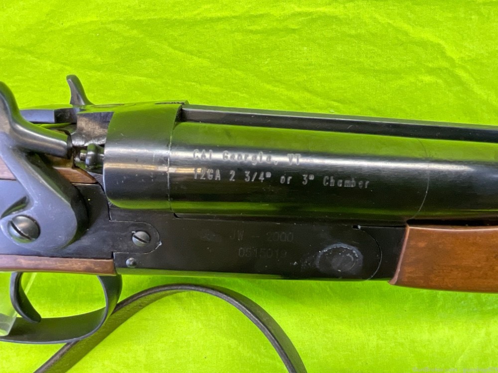 Chinese JW 2000 SXS Double 12 Ga 2 3/4 In Coach Gun 20 In Cylinder Hammers -img-4