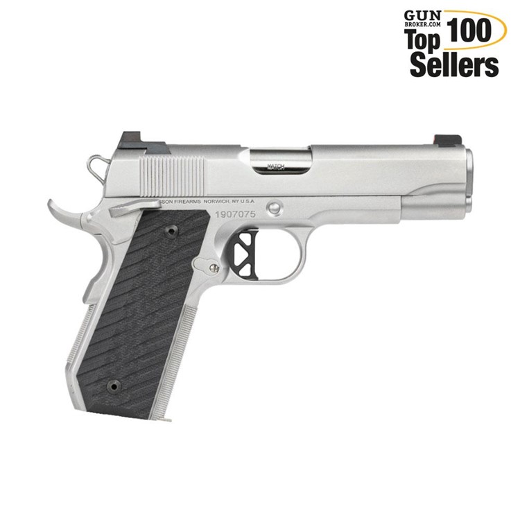 DAN WESSON V-Bob .45 ACP 4.25in 8rd Stainless Semi-Automatic Pistol (01827)-img-0