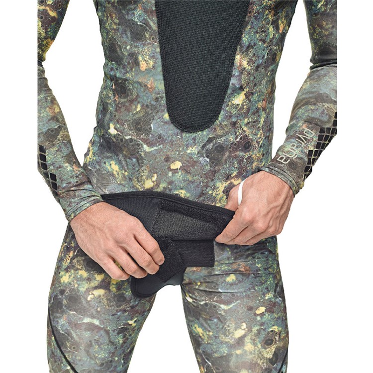 SEAC Apnea Wetsuits, Pirana, Color: Green Camouflage, Size: XL-img-2