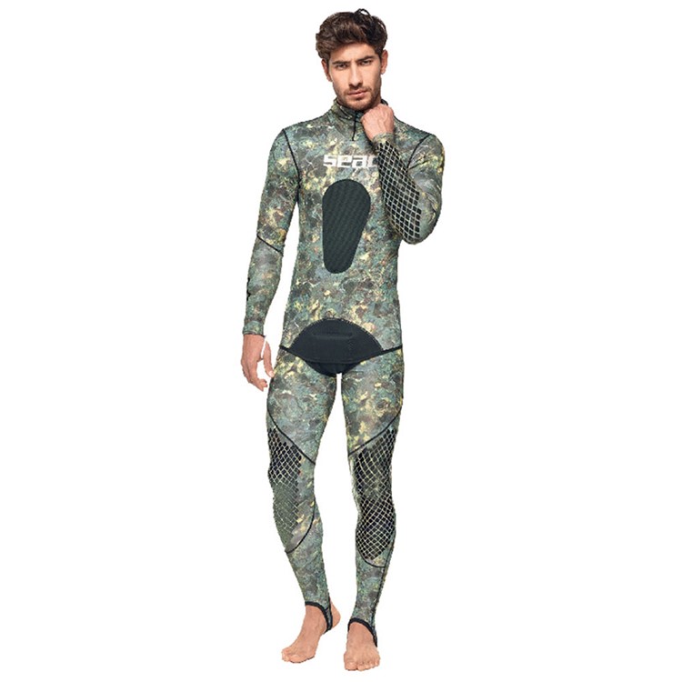 SEAC Apnea Wetsuits, Pirana, Color: Green Camouflage, Size: XL-img-0