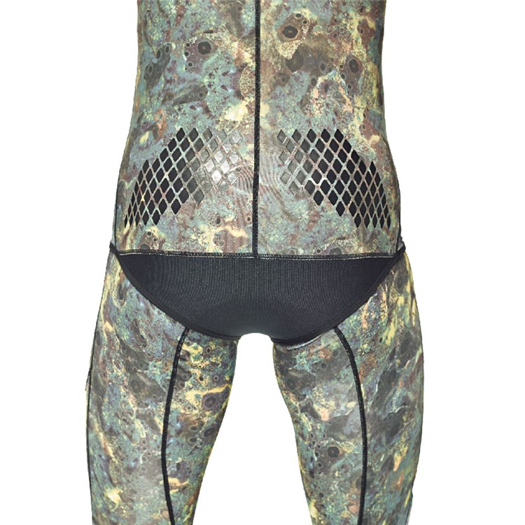SEAC Apnea Wetsuits, Pirana, Color: Green Camouflage, Size: XL-img-3
