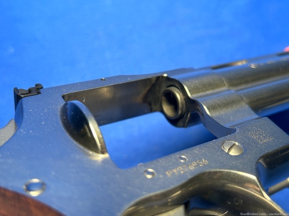 Colt Python .357 Magnum 4.25” 6-shot Stainless Finish Wood Grips Used-img-11