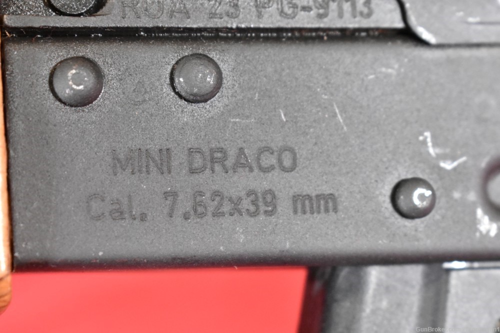 Century Mini-Draco 7.75" 7.62x39 AK Pistol Century Mini Draco-img-28