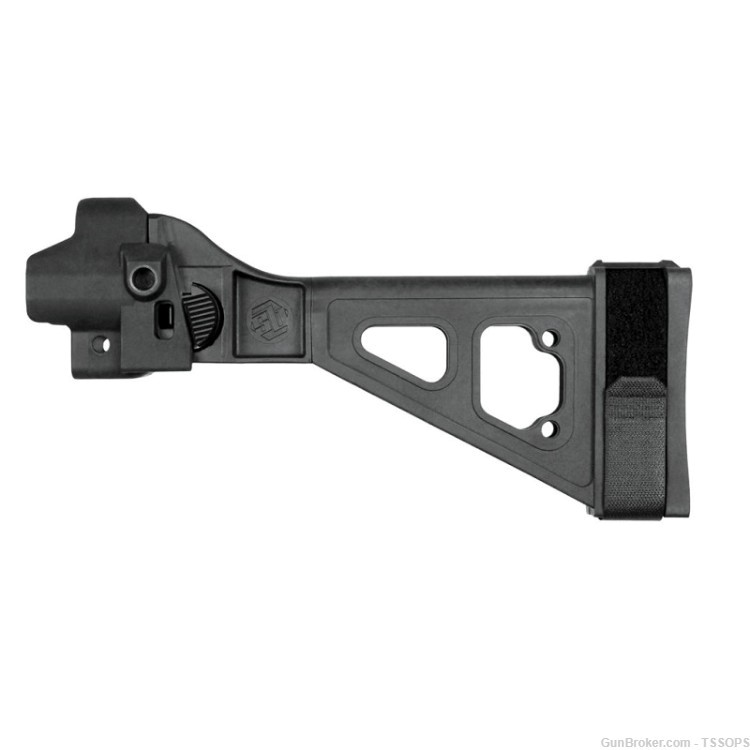 SB Tactical SBT5K Side Folding Pistol Stabilizing Brace Black-img-0