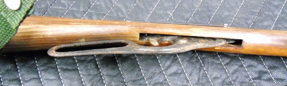 Vintage Toy Cork Gun Western Wood Stock leaver action Rifle-img-8