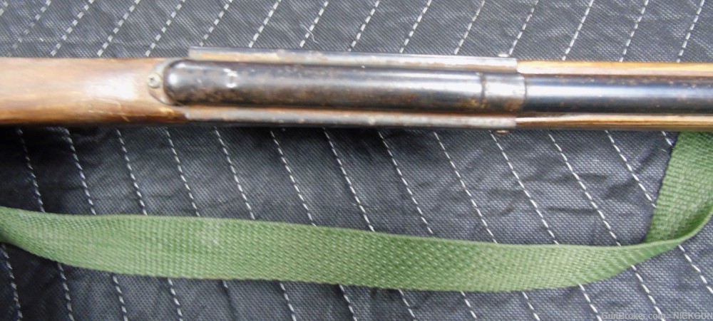 Vintage Toy Cork Gun Western Wood Stock leaver action Rifle-img-9