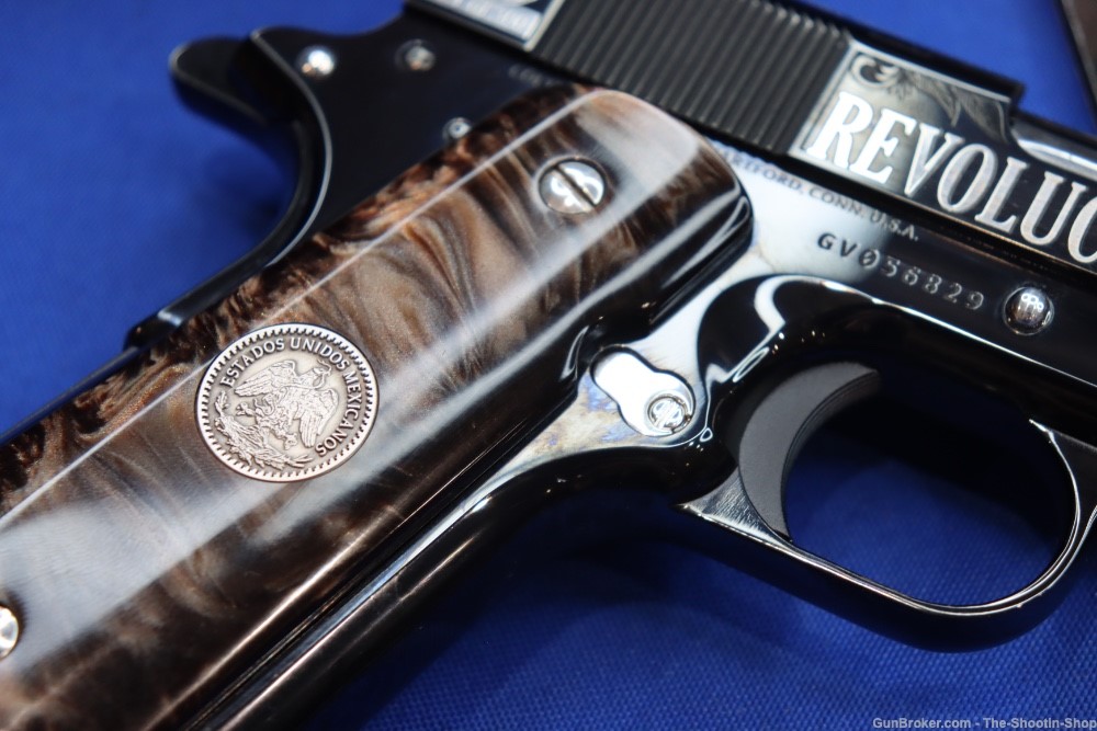 Colt 1911 PASCUAL OROZCO Pistol 38 SUPER 1 of 300 Mexico SILVER ENGRAVED-img-6