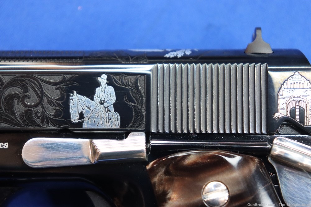 Colt 1911 PASCUAL OROZCO Pistol 38 SUPER 1 of 300 Mexico SILVER ENGRAVED-img-19