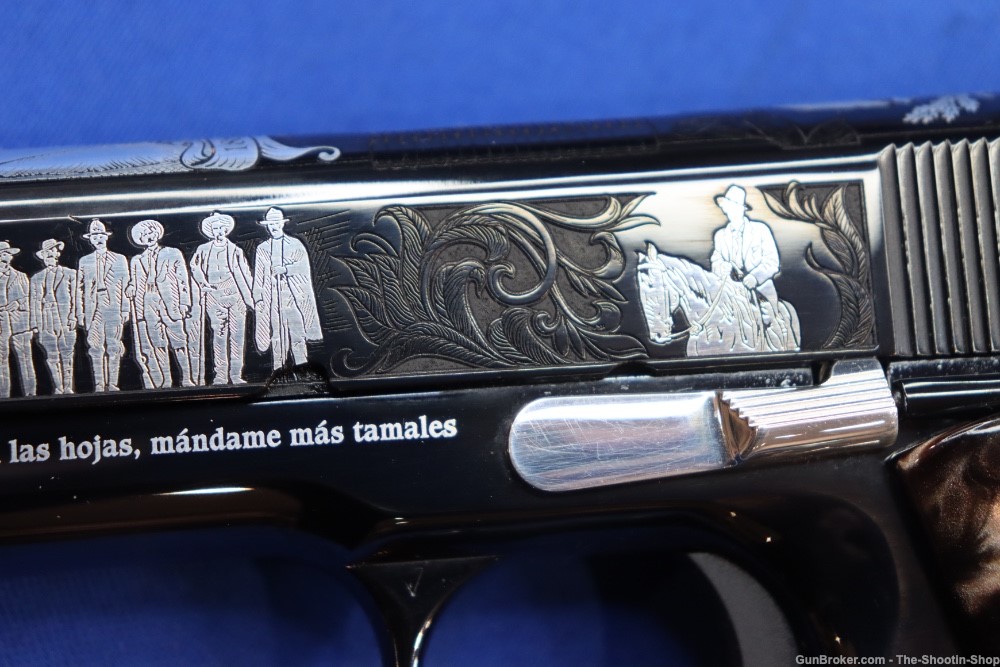 Colt 1911 PASCUAL OROZCO Pistol 38 SUPER 1 of 300 Mexico SILVER ENGRAVED-img-18