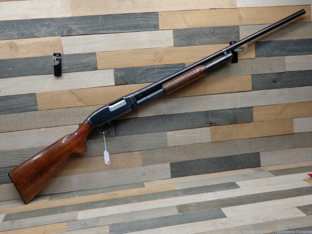 Winchester Model 12 12ga Pump Shotgun 30" Full Choke  mfg 1953-img-0