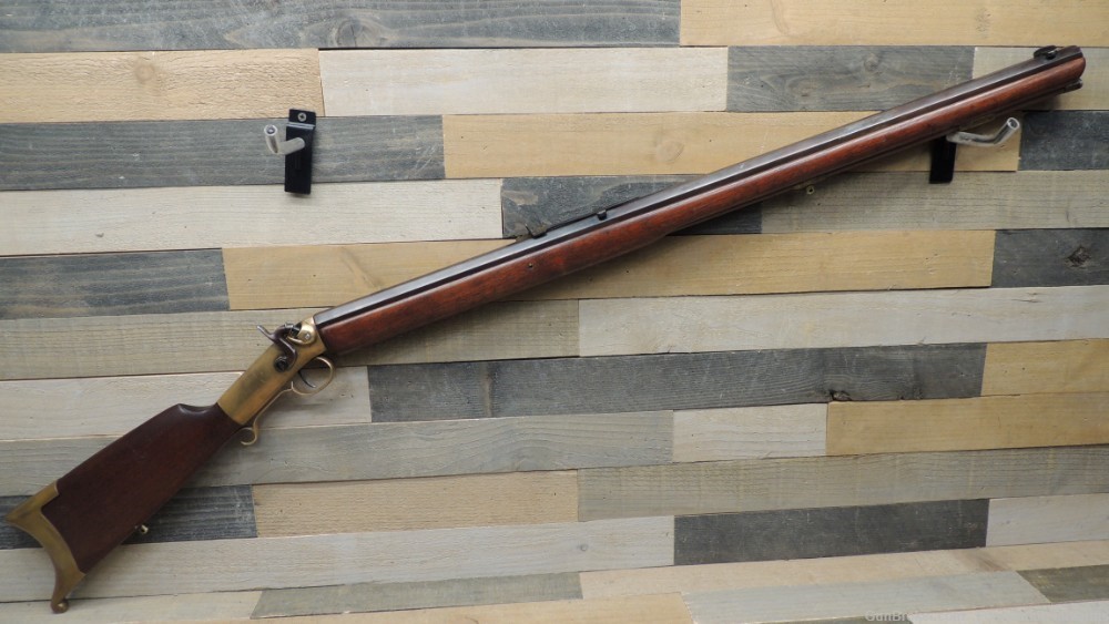 Nice WL MOWREY 50cal Plains Rifle Muzzleloader  32" BBL, Brass Frame-img-0