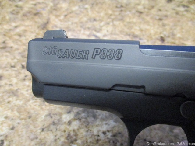 Sig Sauer P938 9mm Semi Auto Pistol Compact 1911 Style P-938 938 9x19 NS -img-4