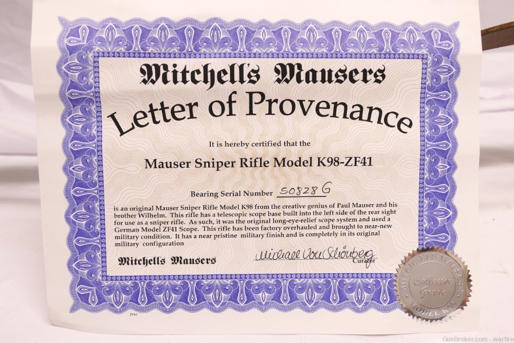 Mitchell's Mausers ZF41 byf 43 K98 Sniper Rifle cal 8mm-img-22