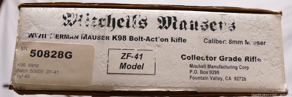 Mitchell's Mausers ZF41 byf 43 K98 Sniper Rifle cal 8mm-img-25