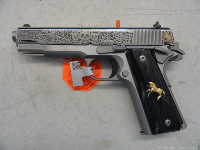 Colt 1911 Day of Dead El Presedente Both SERIAL NO 40 38 Super 9+1 O1911C-img-1