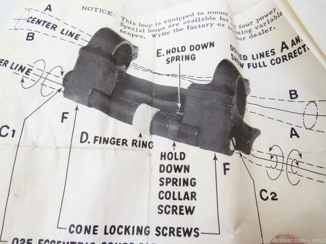 Vintage Pachmayr Lo-Swing Rifle Scope Mount for Savage Model 99-img-2