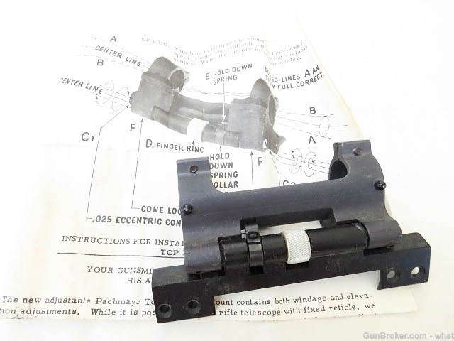 Vintage Pachmayr Lo-Swing Rifle Scope Mount for Savage Model 99-img-0