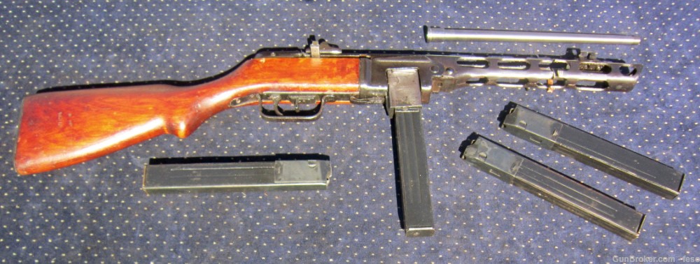  MP41(r) parts kit; German PPSH41 9mm conversion w/Barrel & 4x MP40 mags-img-29