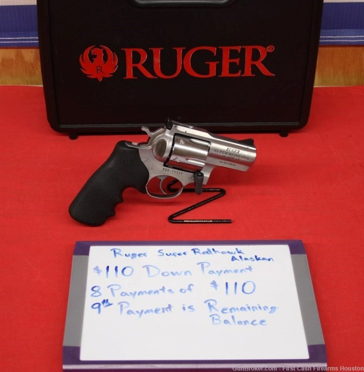 Ruger, Super Redhawk Alaskan, .44 mag, New, LAYAWAY TODAY Up to 270 Days-img-1
