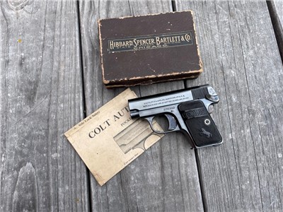 Colt 1908 Vest Pocket .25 ACP Blue 2" *COLLECTIBLE IN BOX*