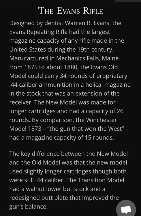 *RARE* New Model EVANS Repeating Rifle .44, w/ 30" Barrel - NO RESERVE -img-10