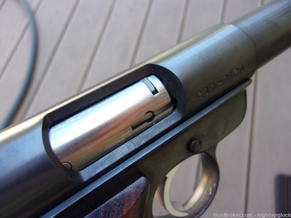 Ruger Mark II Target .22 10" Semi Auto Blued Long Barreled Pistol $1START-img-14