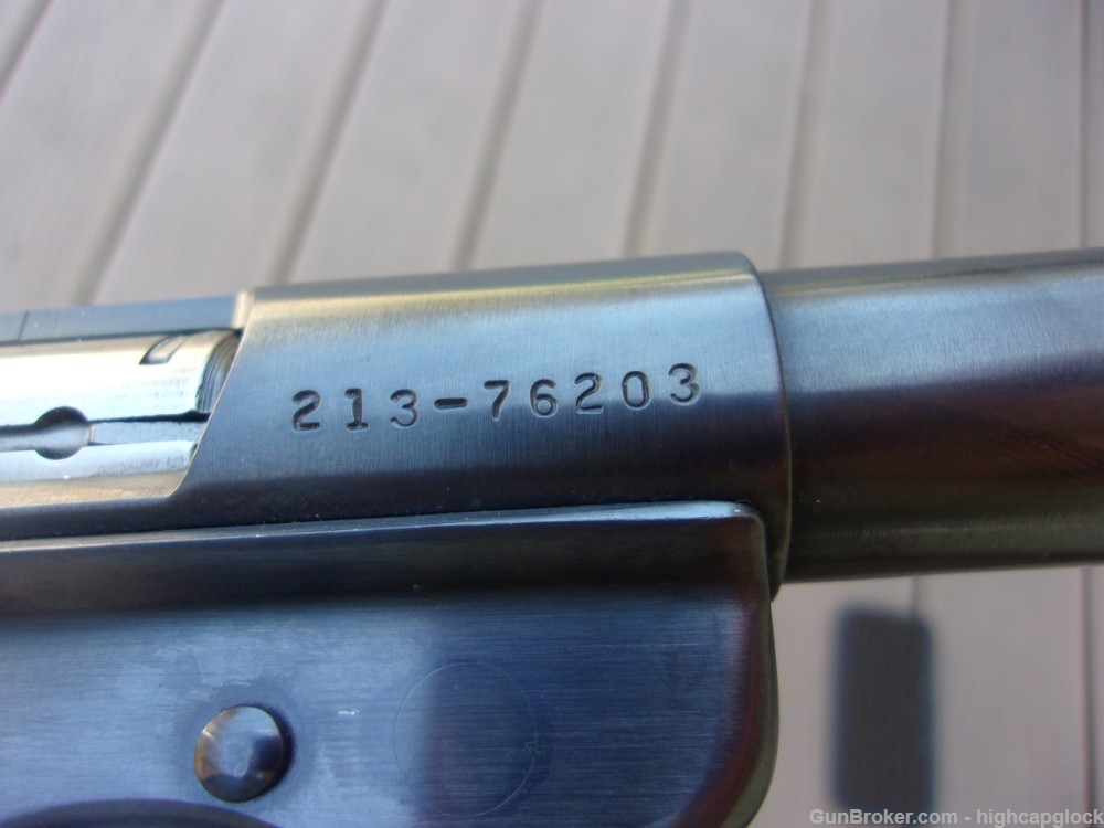Ruger Mark II Target .22 10" Semi Auto Blued Long Barreled Pistol $1START-img-10