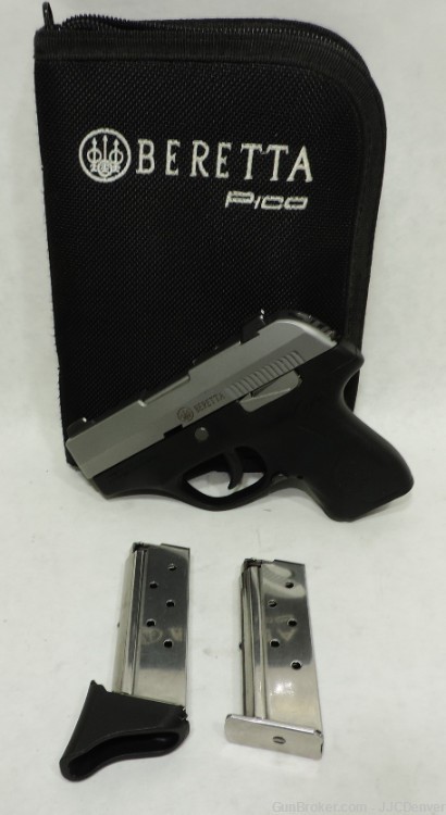 Beretta BU Pico Inox 2.7" .380ACP W/  2 Mags and Soft Case-img-0