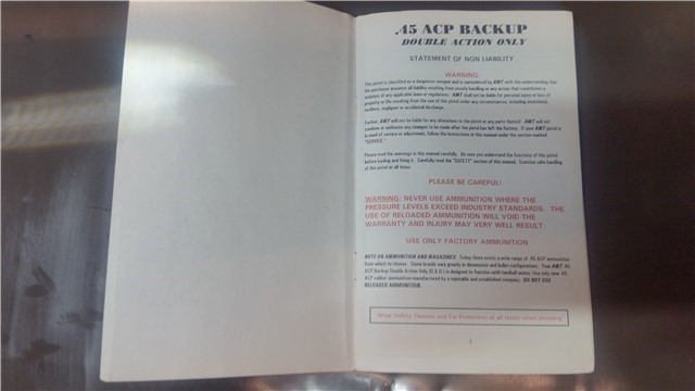 AMT Backup 45ACP Owners Manual-img-2