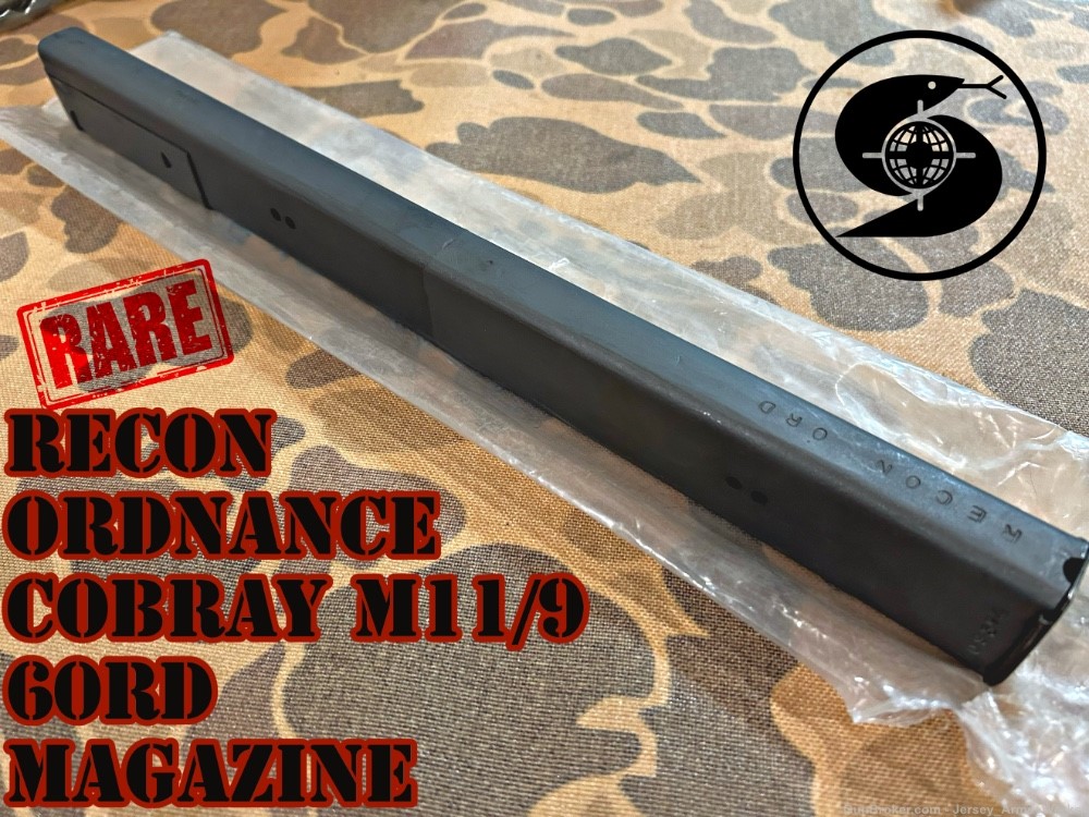 RARE! Cobray M11/9 MAC-11 60rd STEEL Magazine RECON ORDNANCE MAC11 9mm SWD -img-0