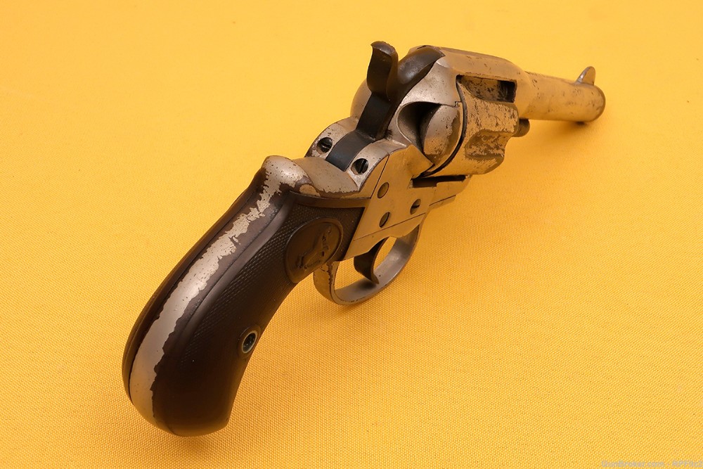 Colt Model 1877 Lightning Nickel Finish - 38 Colt - Mfg. 1903-img-3