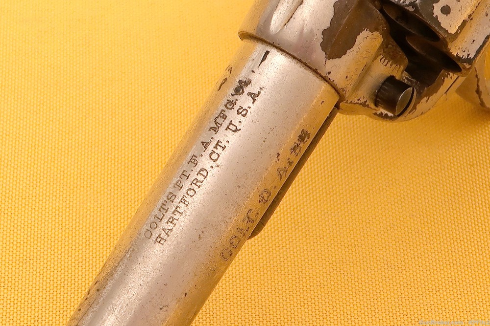 Colt Model 1877 Lightning Nickel Finish - 38 Colt - Mfg. 1903-img-5
