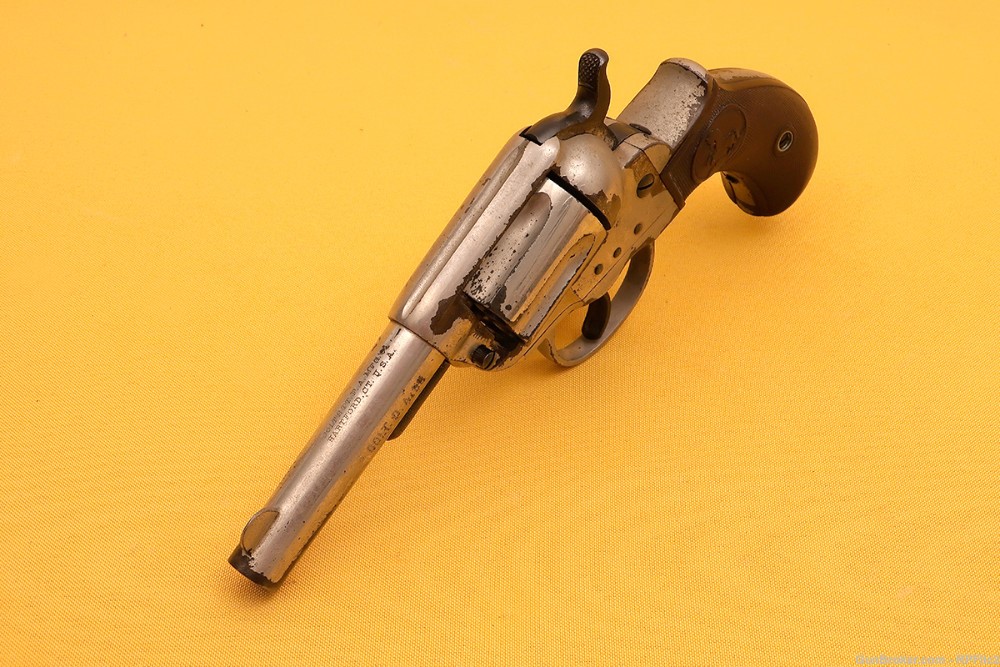 Colt Model 1877 Lightning Nickel Finish - 38 Colt - Mfg. 1903-img-2