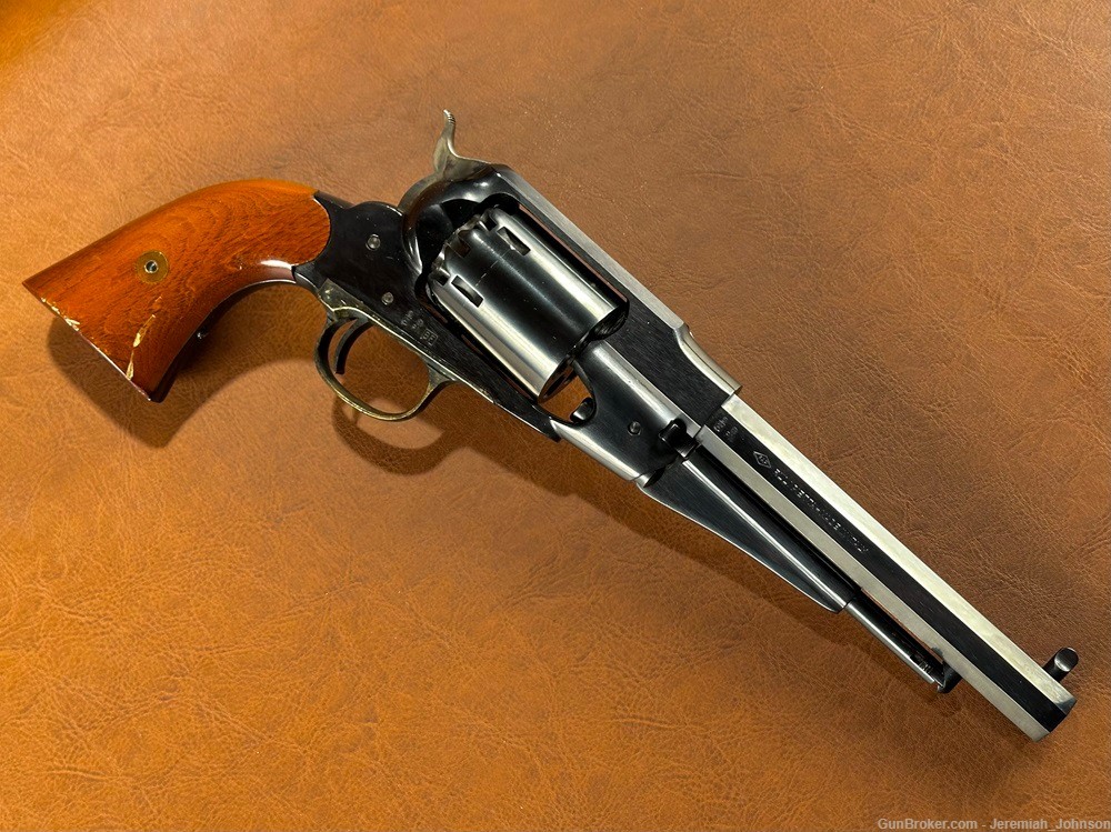 Pietta 1858 Remington New Model Navy .36 Percussion Civil War Revolver 6.5"-img-1