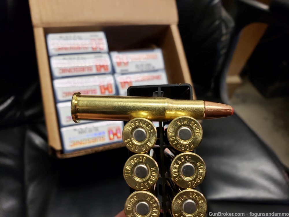 200 ROUNDS HORNADY SUBSONIC .30-30 WINCHESTER 175 SUB-X X 30-30 WIN 30 SUBX-img-6