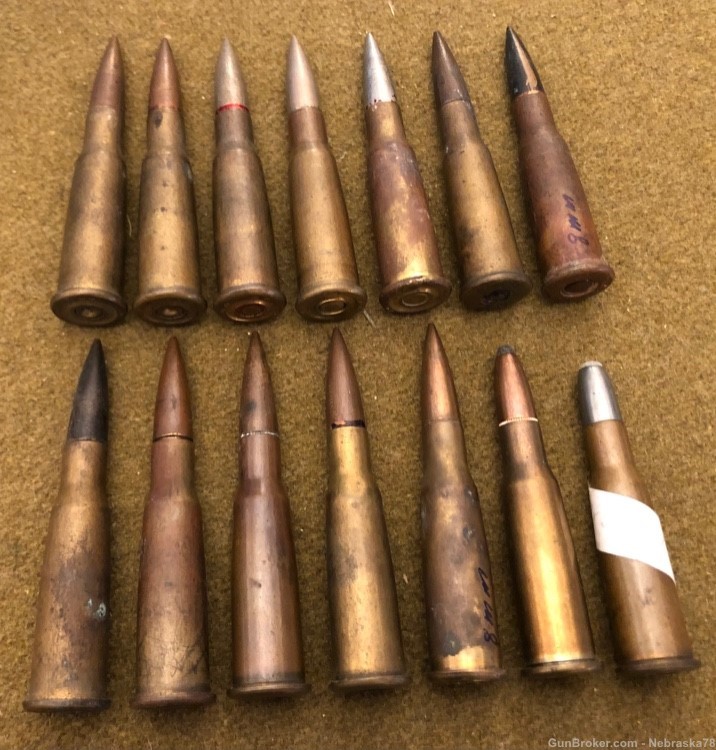 14 rounds early 8x50r lebel collection Robin Hood Remington military WW1-img-0