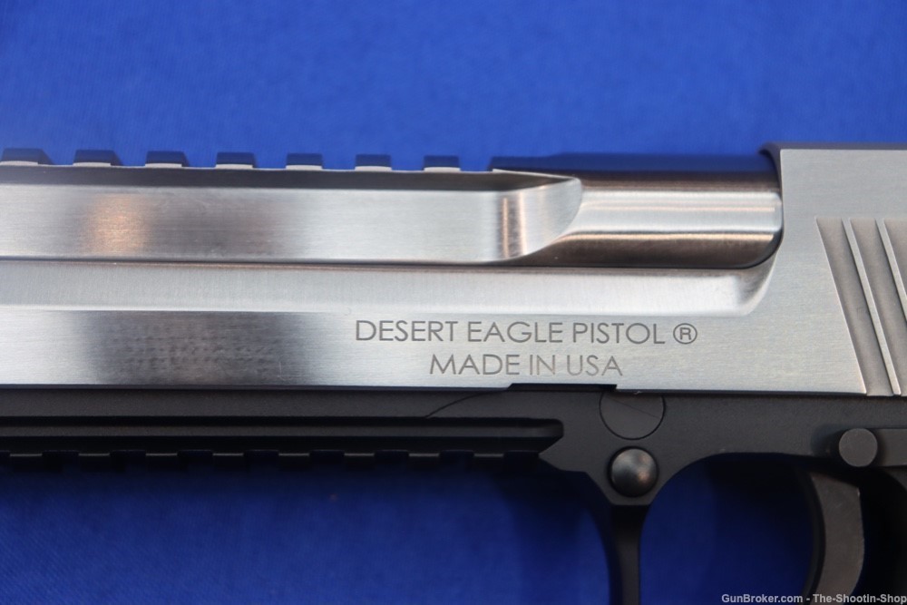 Magnum Research Desert Eagle Pistol 44MAG Stainless 2TONE IMB Muzzle Brake -img-9