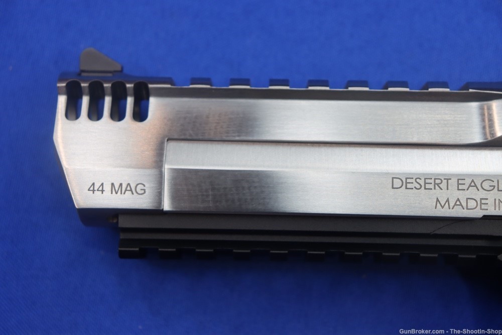 Magnum Research Desert Eagle Pistol 44MAG Stainless 2TONE IMB Muzzle Brake -img-8