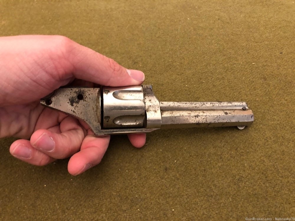 Antique No FFL Remington Smoot .32 revolver project MFD 1873-1888 -img-2