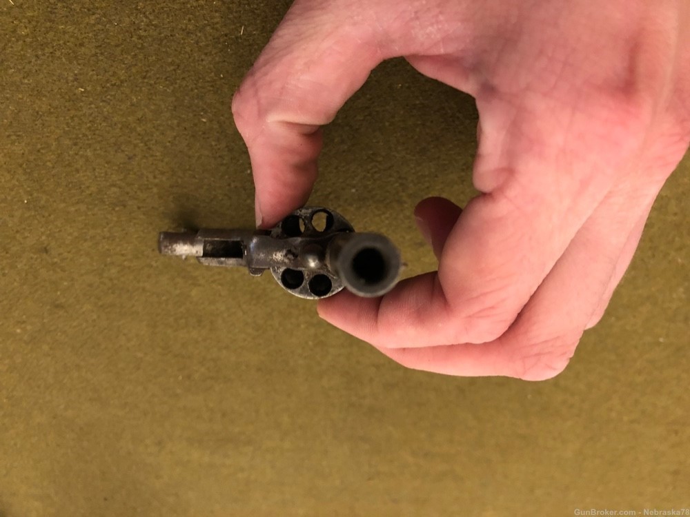 Antique No FFL Hopkins & Allen Blue Jacket No2 .22 rimfire revolver project-img-5