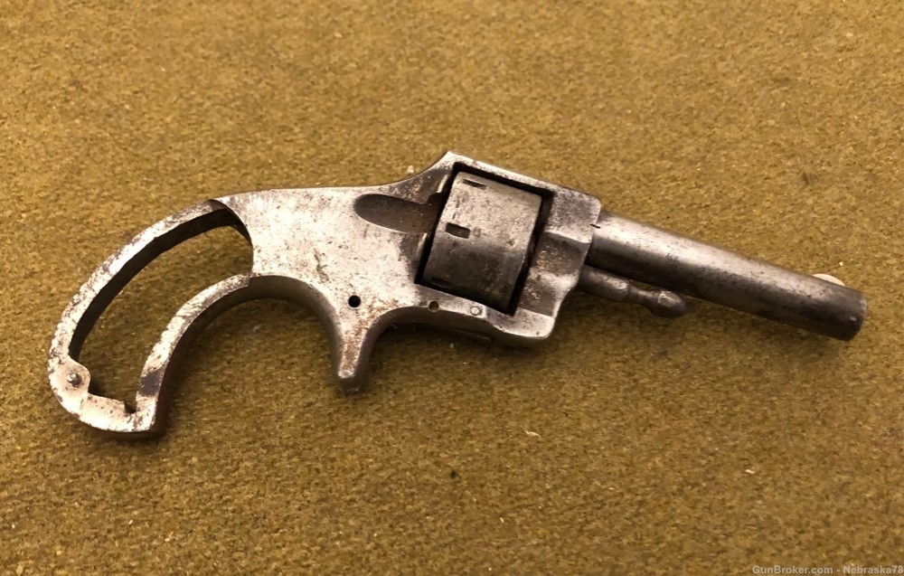 Antique No FFL Hopkins & Allen Blue Jacket No2 .22 rimfire revolver project-img-0