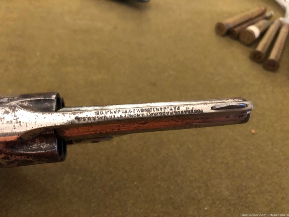 Antique No FFL Forehand & Wadsworth hammerless top break revolver MFD 1889 -img-1