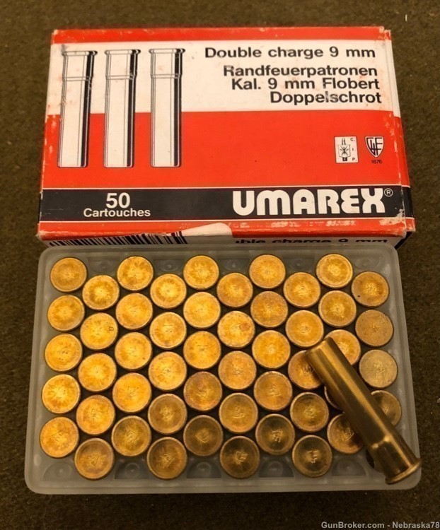 50 rounds Umarex 9mm Flobert rimfire shotshells garden gun Winchester 36-img-0