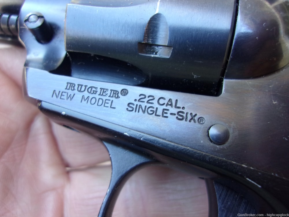 Ruger Single Six .22lr & 22 Mag 4 5/8" SA Revolver 1993 $1START-img-4