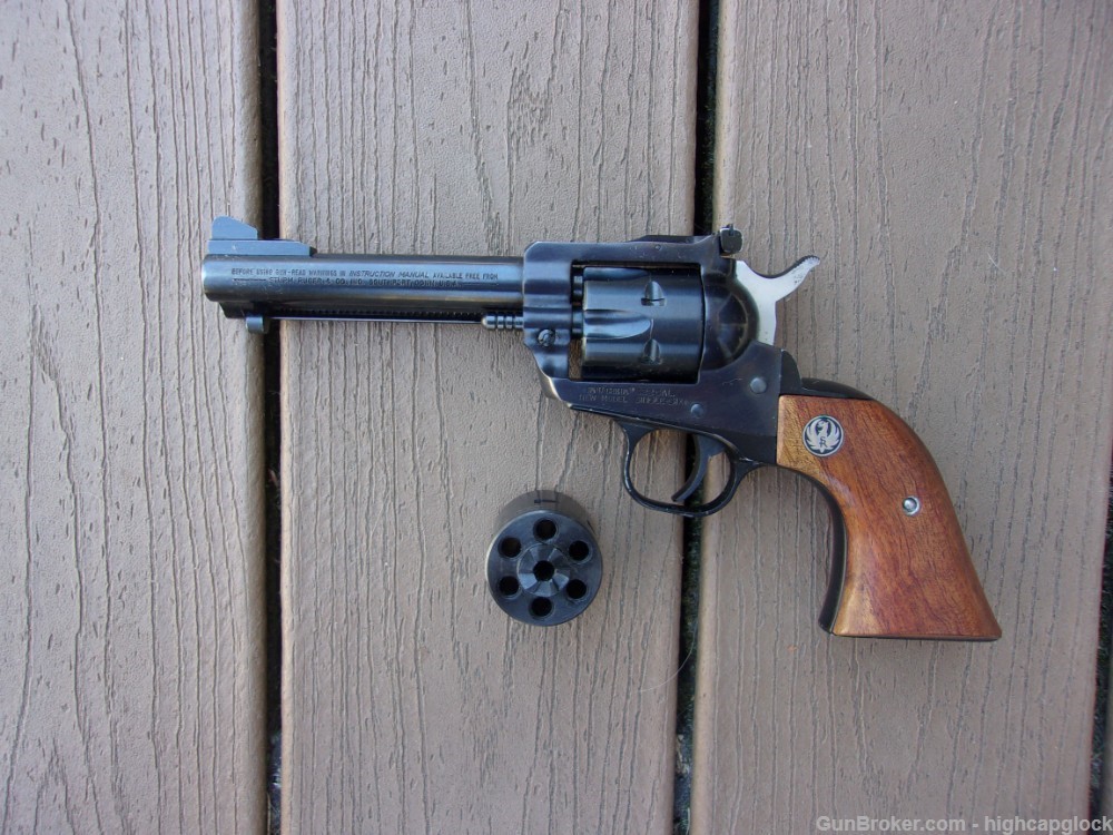 Ruger Single Six .22lr & 22 Mag 4 5/8" SA Revolver 1993 $1START-img-20