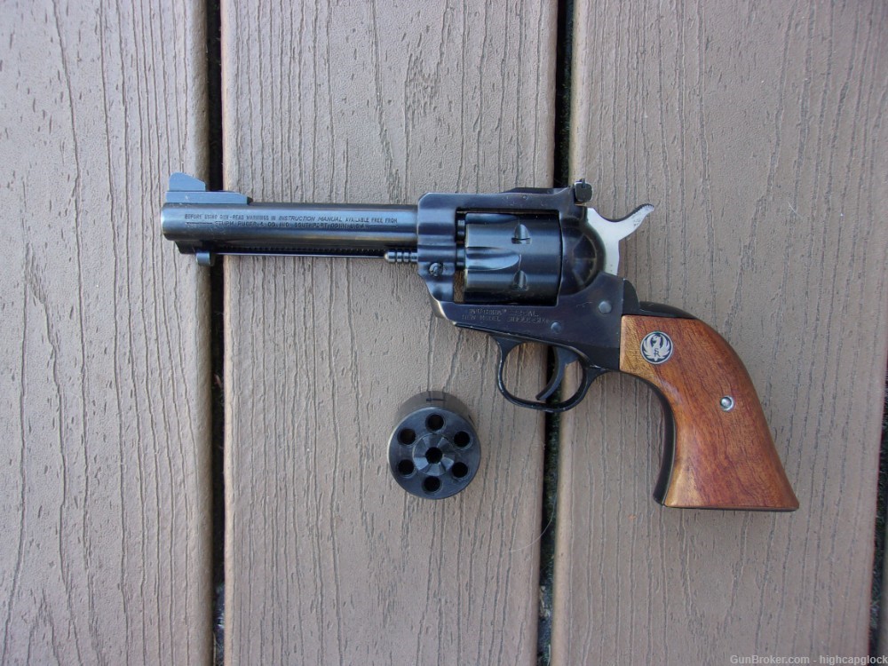 Ruger Single Six .22lr & 22 Mag 4 5/8" SA Revolver 1993 $1START-img-2
