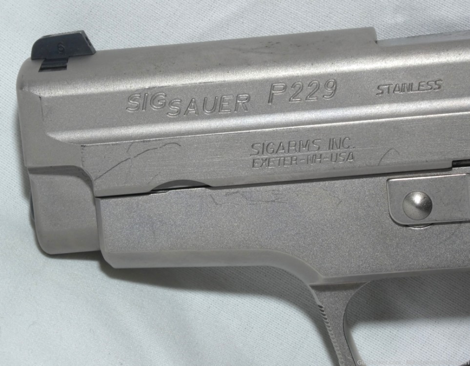 Sig Sauer P229 Stainless .357 Sig DA/SA Pistol No C.C. Fees-img-1