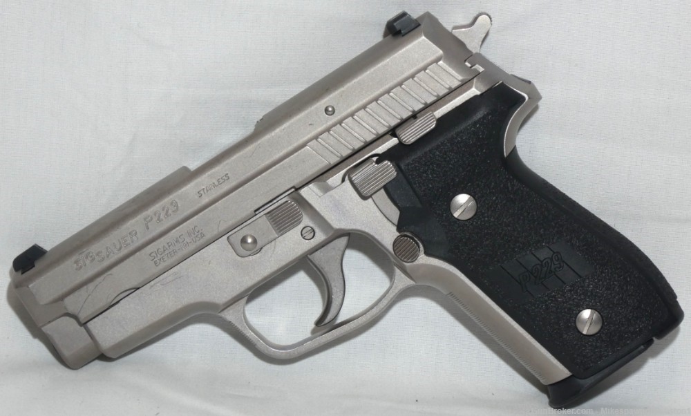 Sig Sauer P229 Stainless .357 Sig DA/SA Pistol No C.C. Fees-img-0