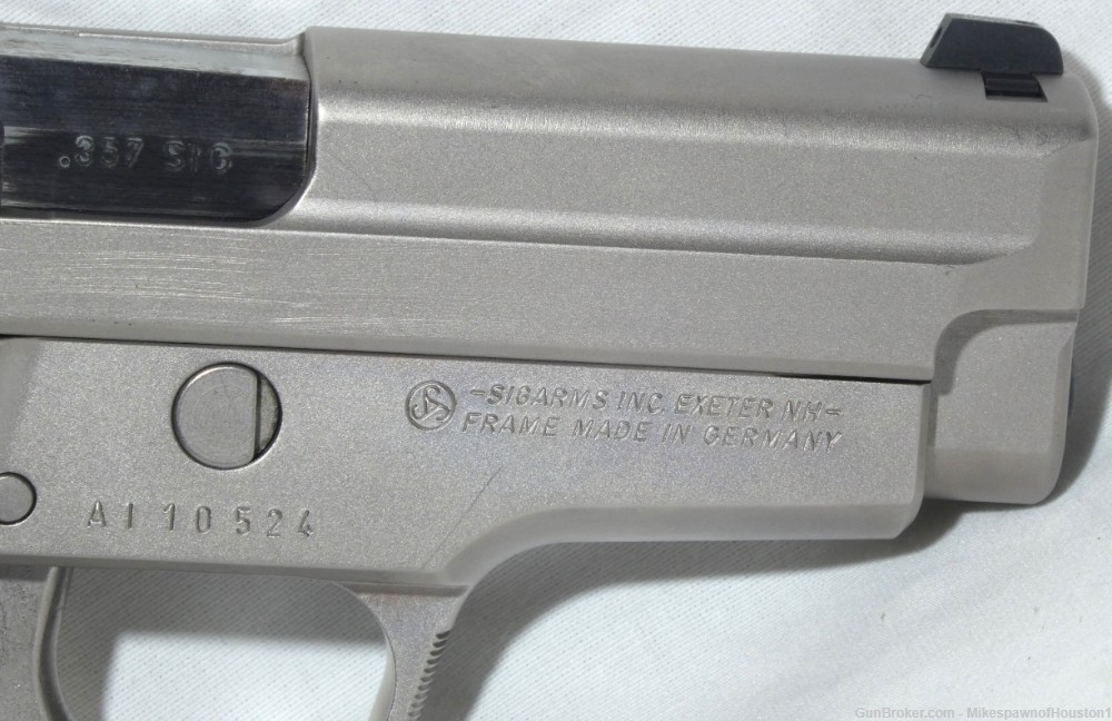 Sig Sauer P229 Stainless .357 Sig DA/SA Pistol No C.C. Fees-img-3