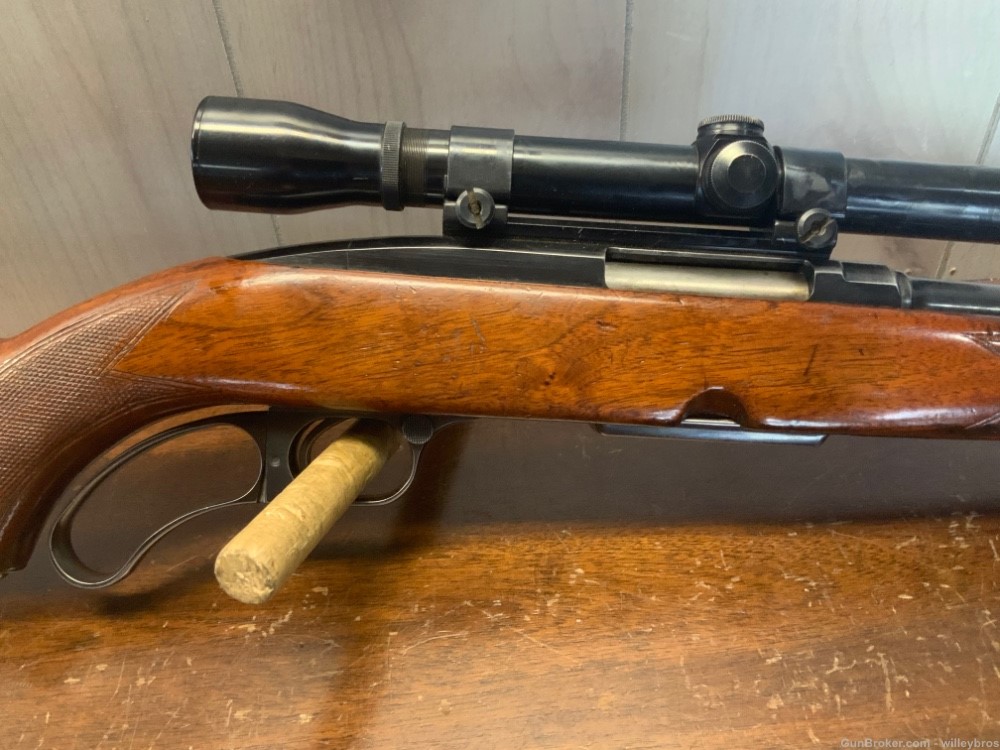 1960 Winchester Model 88 22” 308 Win Cracked Stock W/ Scope No Reserve-img-3